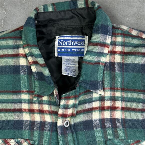 Northwest Winter Weight Quilted Polyester Lined Flannel - Picture 3 of 4
